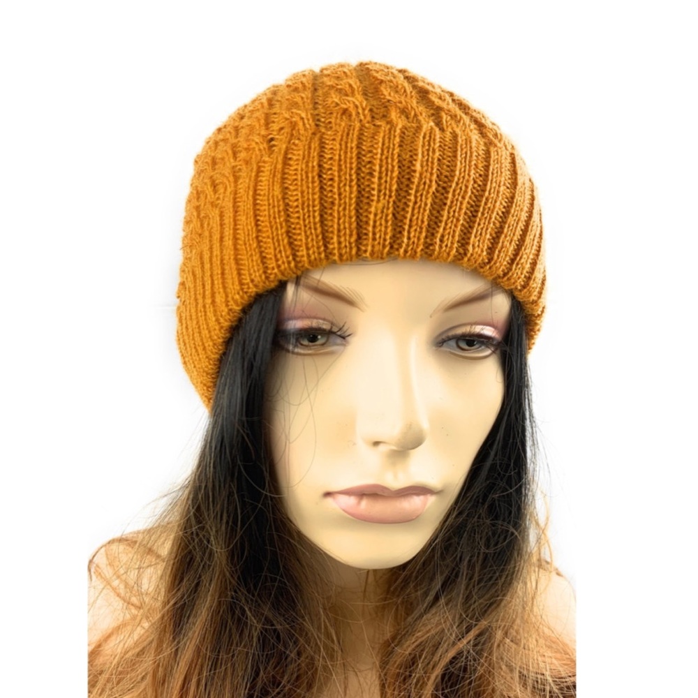 Slouch Beanie Yellow - Picture 4 of 6